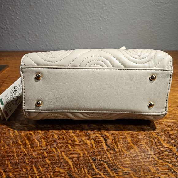 Valentino Orlandi Quilted Tote Bag, Vegan Leather NWT - Picture 3 of 9